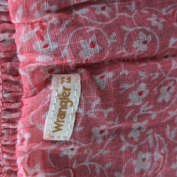Billabong x Wrangler Coral Floral Print Round Neckline w/ Keyhole Closure NWT - Picture 10 of 16